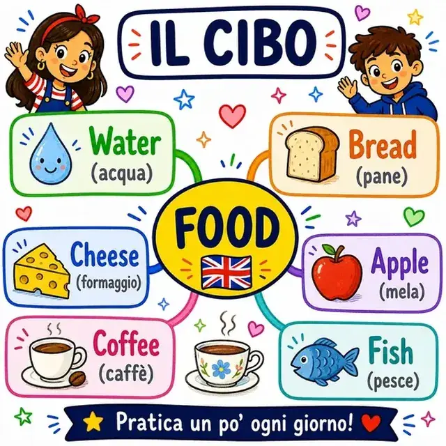 Mappa mentale: Cibo